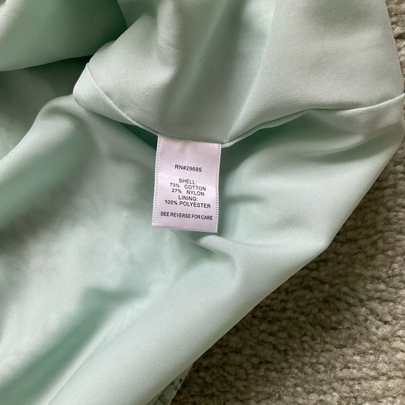 Pendleton Mint Green Lace Shift Dress - Picture 6 of 15